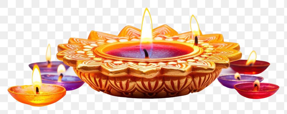 PNG Candle diwali illuminated transparent background