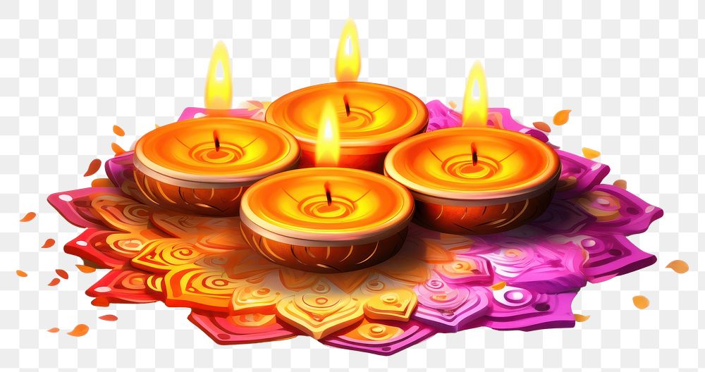 PNG Candle diwali fire transparent background