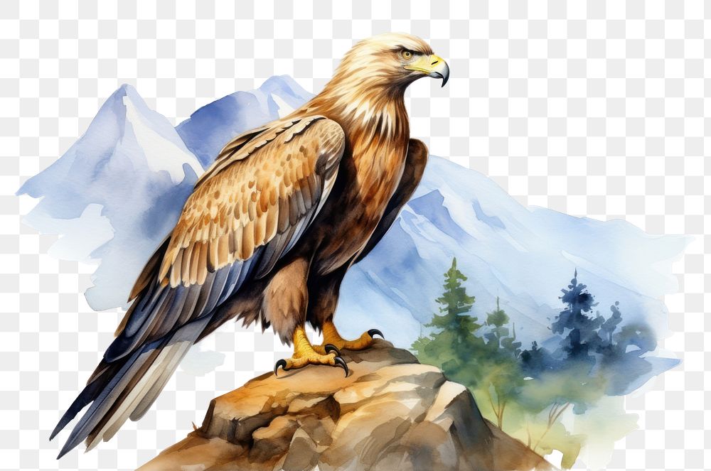 PNG Buzzard vulture animal eagle. AI generated Image by rawpixel.