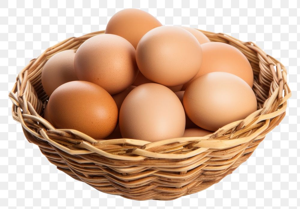 PNG Basket food egg simplicity. AI generated Image by rawpixel.