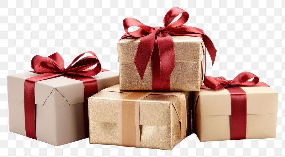 PNG Cardboard gift box celebration