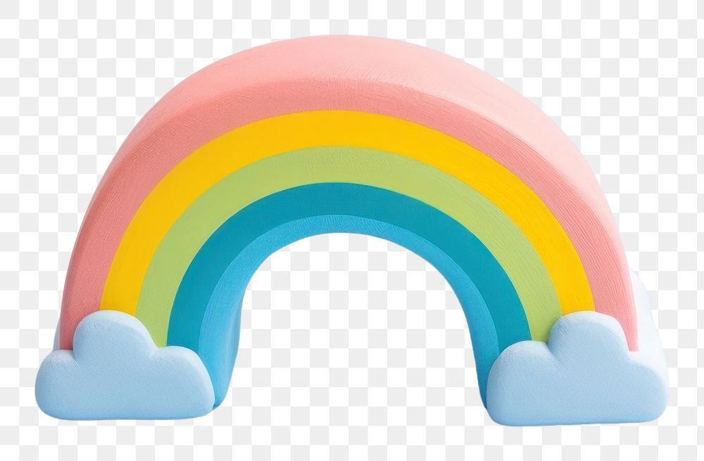 PNG Architecture rainbow arched toy. AI generated Image by rawpixel.
