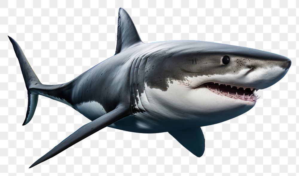 PNG Shark animal fish underwater. AI generated Image by rawpixel.