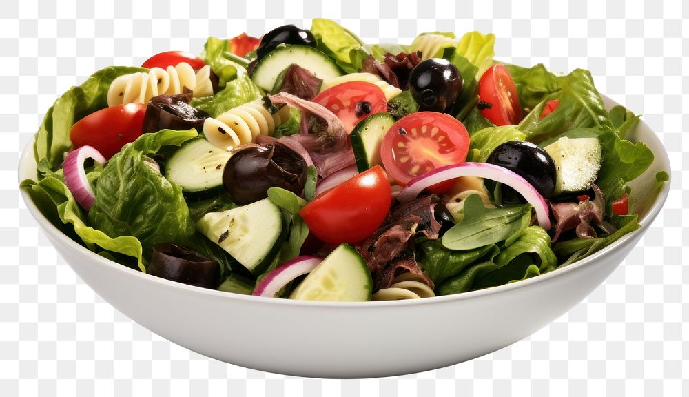 PNG Salad plate food meal. AI generated Image by rawpixel.