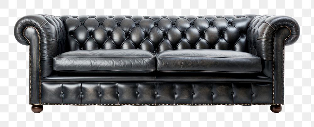 PNG Furniture leather chair black. 