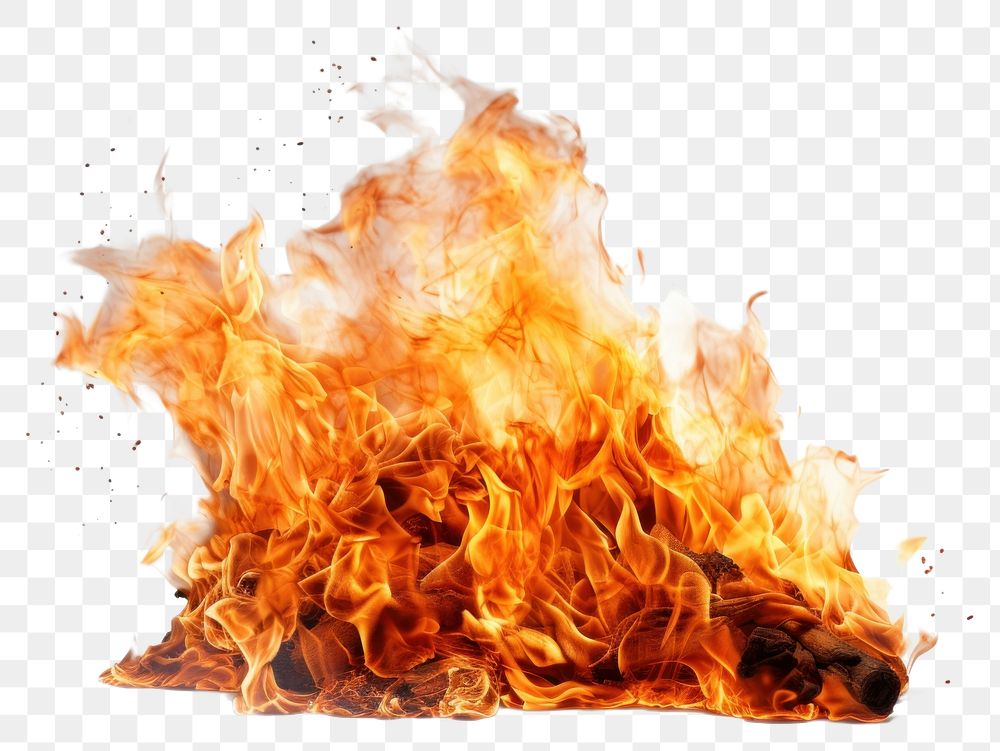 PNG Bonfire destruction misfortune explosion. AI generated Image by rawpixel.