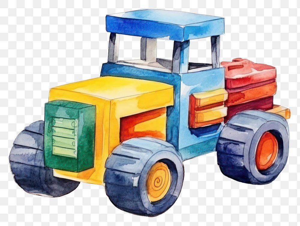 PNG Toy vehicle tractor wheel. AI generated Image by rawpixel.