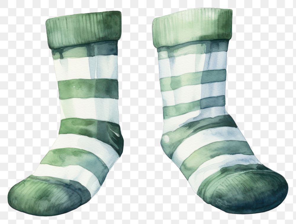 PNG Sock clothing textile striped. AI generated Image by rawpixel.