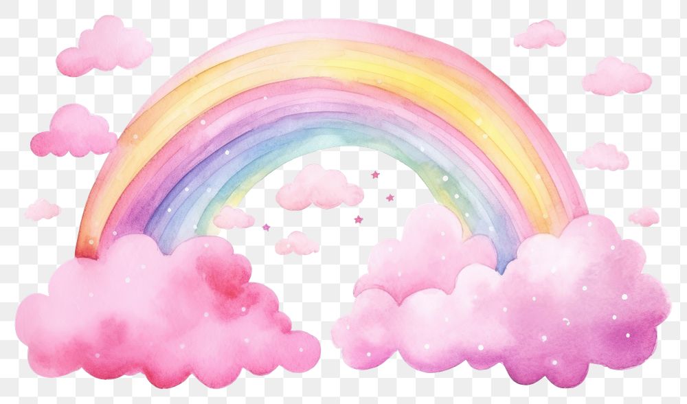 PNG Rainbow pink tranquility backgrounds. 