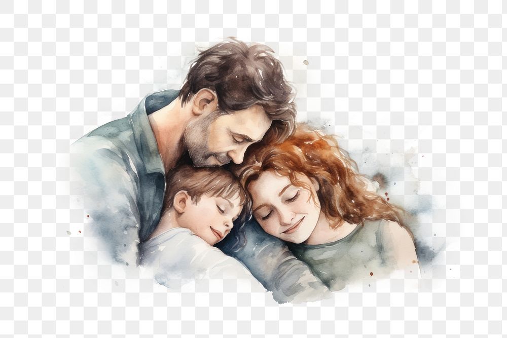 PNG Portrait adult togetherness affectionate. AI generated Image by rawpixel.