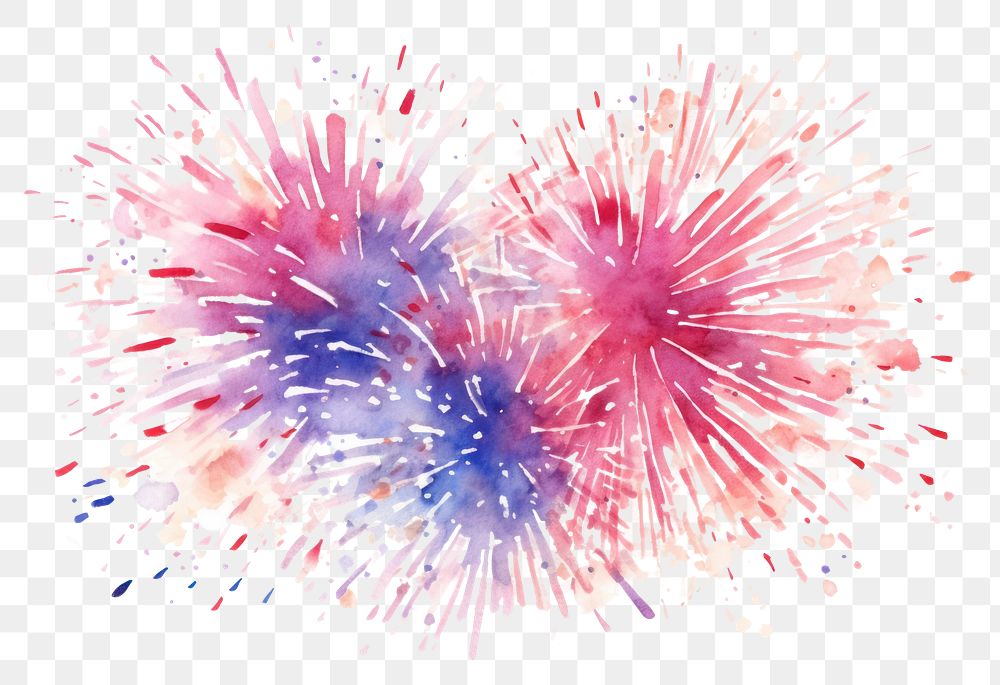 PNG Fireworks backgrounds celebration splattered. 