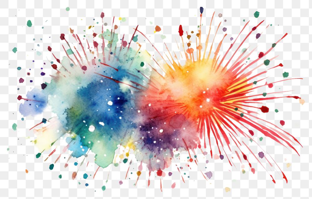 PNG Fireworks illuminated backgrounds celebration. AI generated Image by rawpixel.