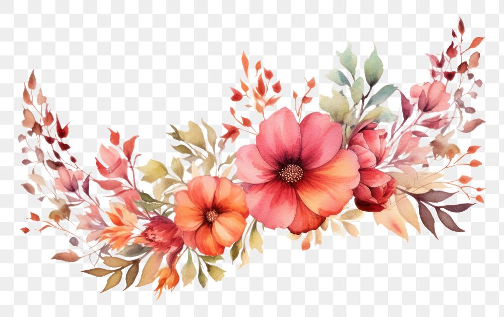 PNG Pattern flower plant art