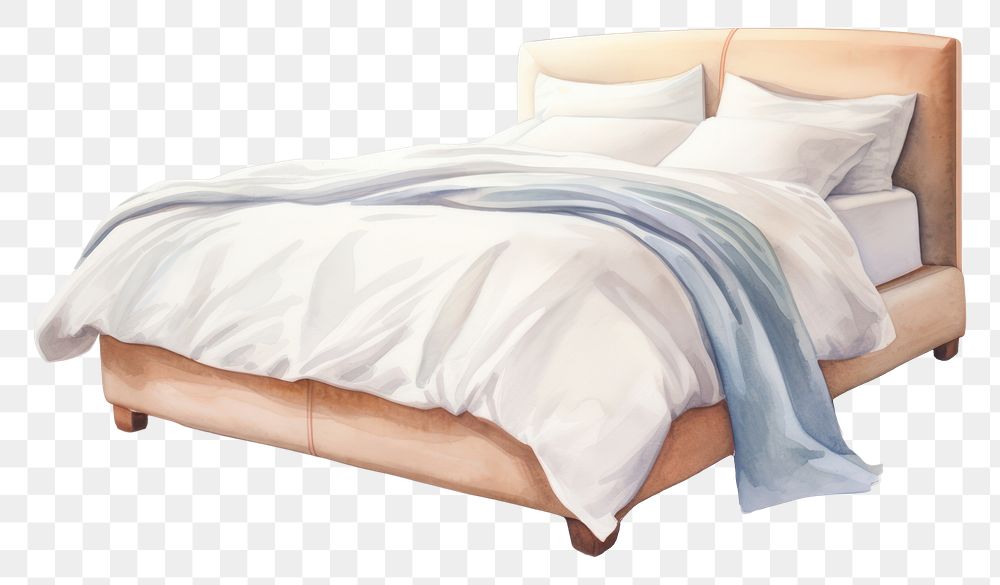 PNG Bed furniture blanket comfortable