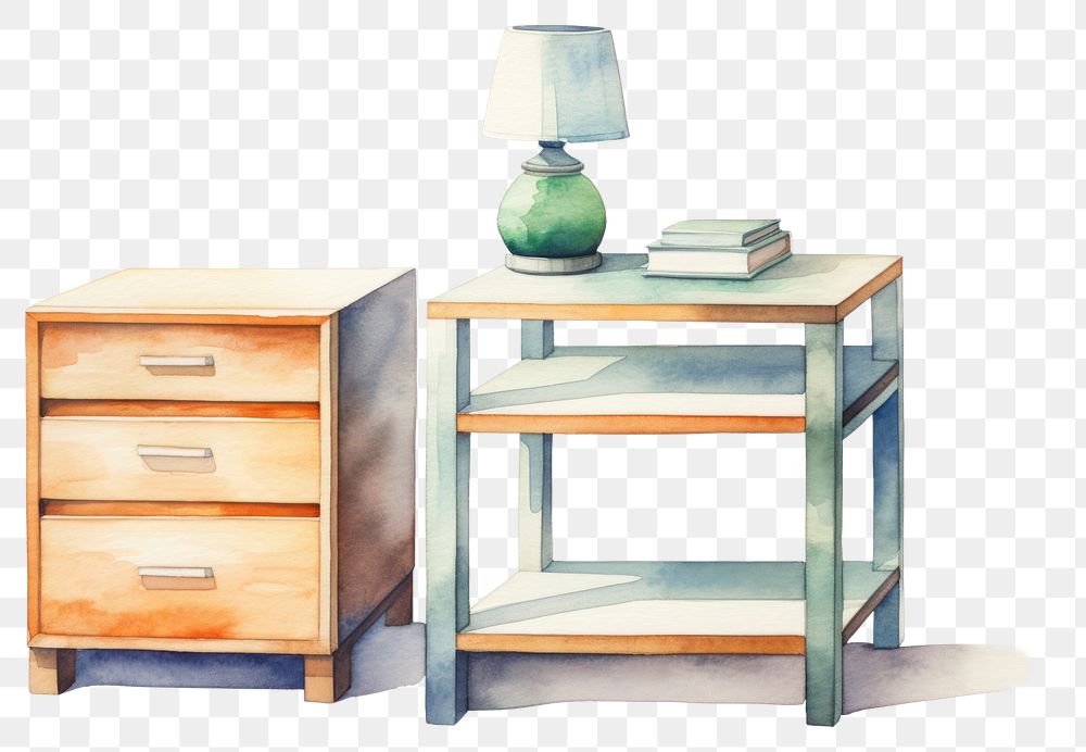 PNG Furniture drawer table desk. AI generated Image by rawpixel.