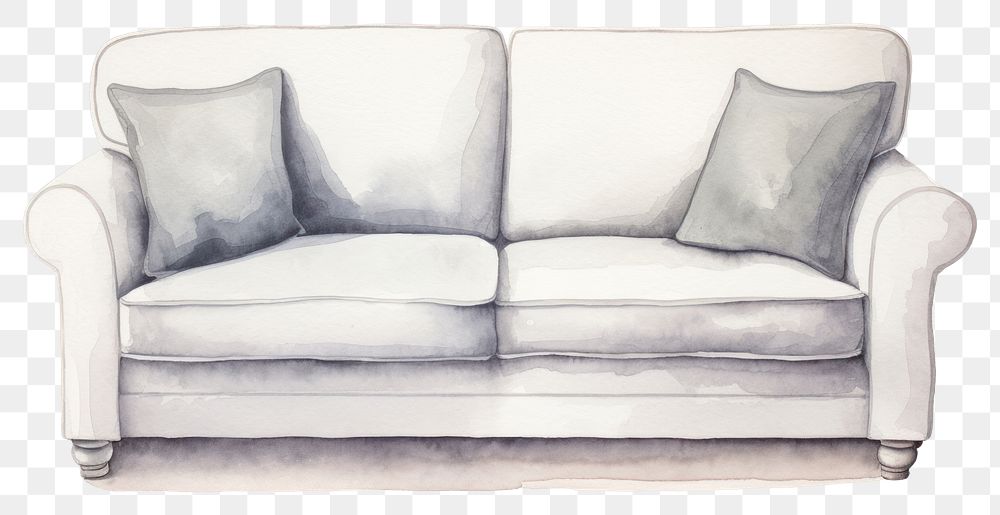 PNG Furniture cushion sofa comfortable. AI generated Image by rawpixel.