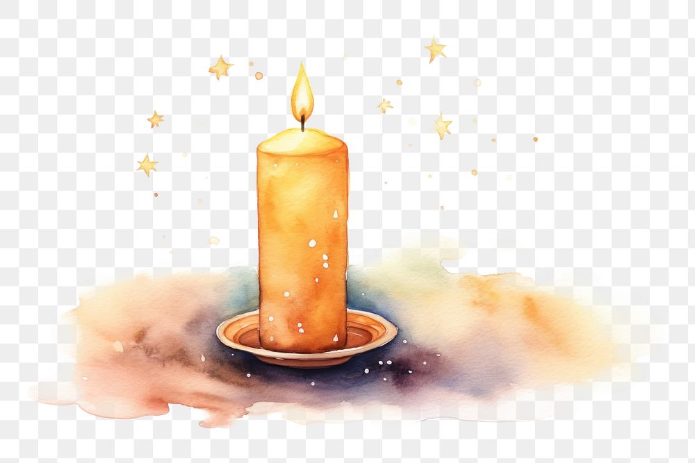 PNG Candle fire illuminated celebration. AI generated Image by rawpixel.