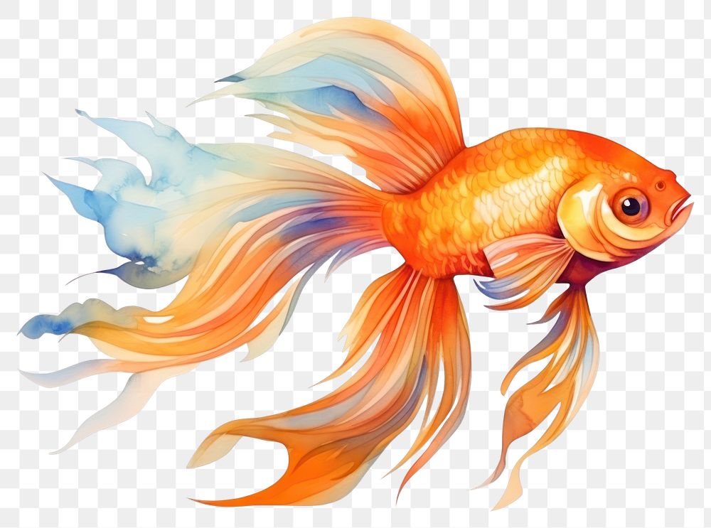 PNG Goldfish animal creativity aquarium. 