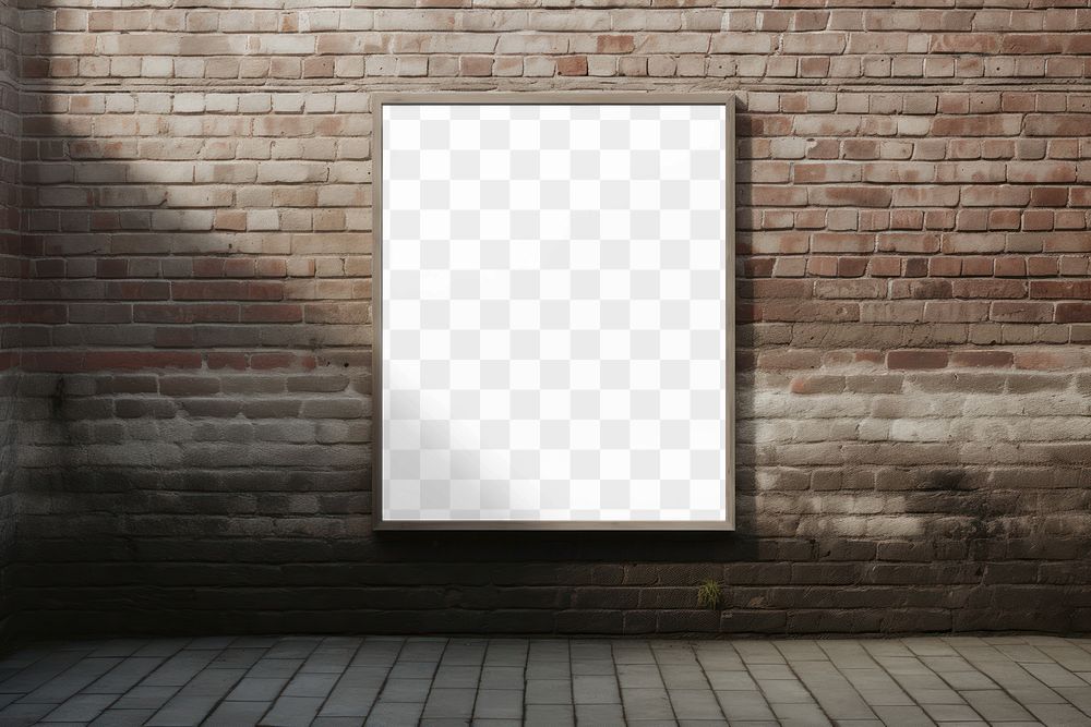 Picture frame png transparent mockup, wall decoration