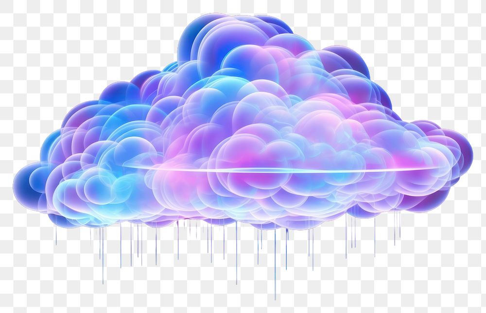 PNG Technology abstract cloud backgrounds. AI generated Image by rawpixel.