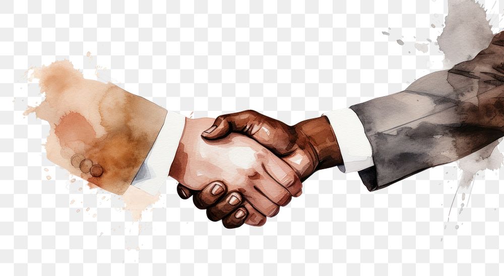 PNG Handshake togetherness agreement person. AI generated Image by rawpixel.