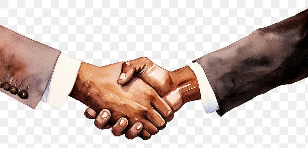 PNG Handshake togetherness agreement weaponry. AI generated Image by rawpixel.