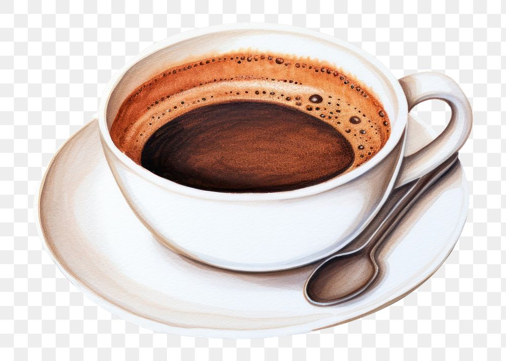 Saucer coffee spoon drink. AI generated Image by rawpixel.