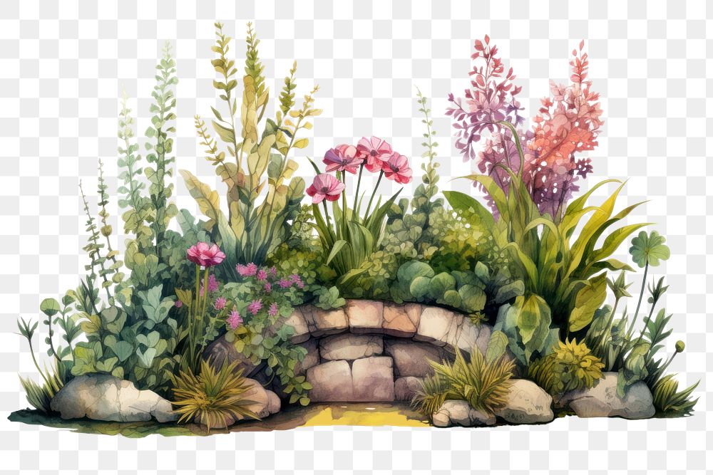 Outdoors flower nature garden. AI generated Image by rawpixel.