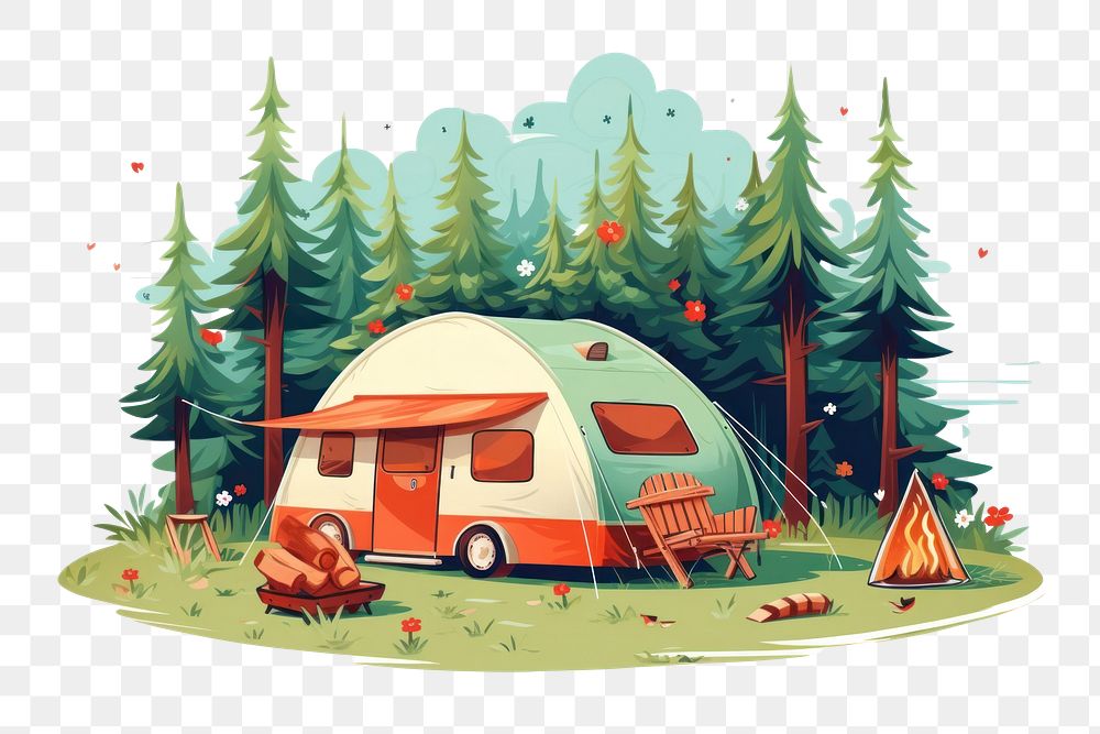PNG Camping outdoors vehicle tent. | Free PNG - rawpixel