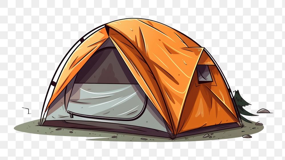PNG Camping tent outdoors recreation. AI generated Image by rawpixel.