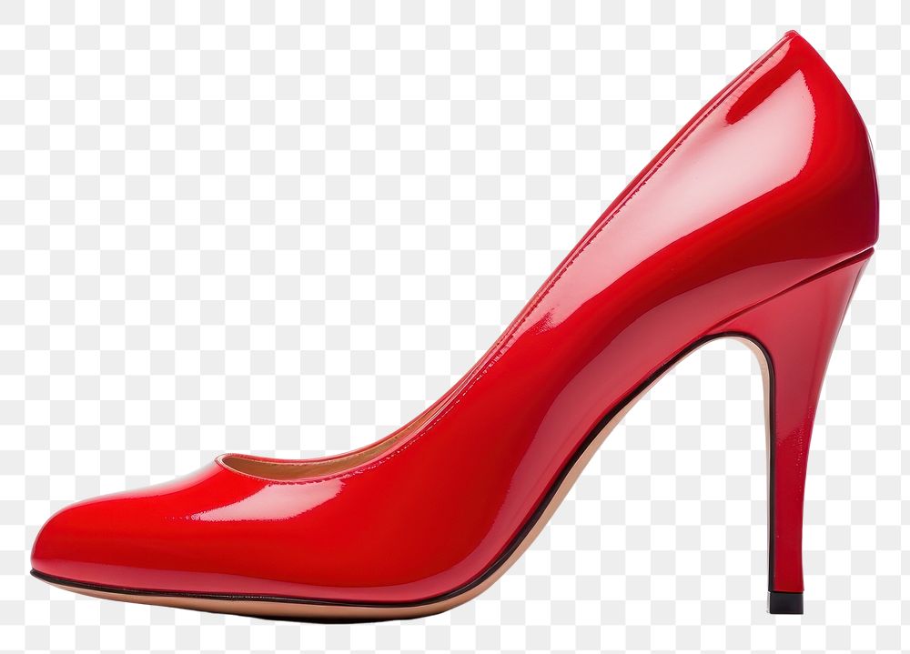 PNG Footwear shoe heel red. AI generated Image by rawpixel.