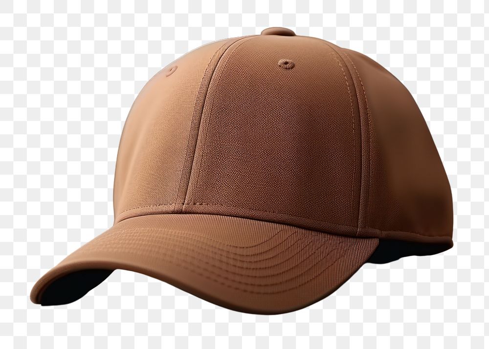 PNG Brown cap headgear headwear. AI generated Image by rawpixel.