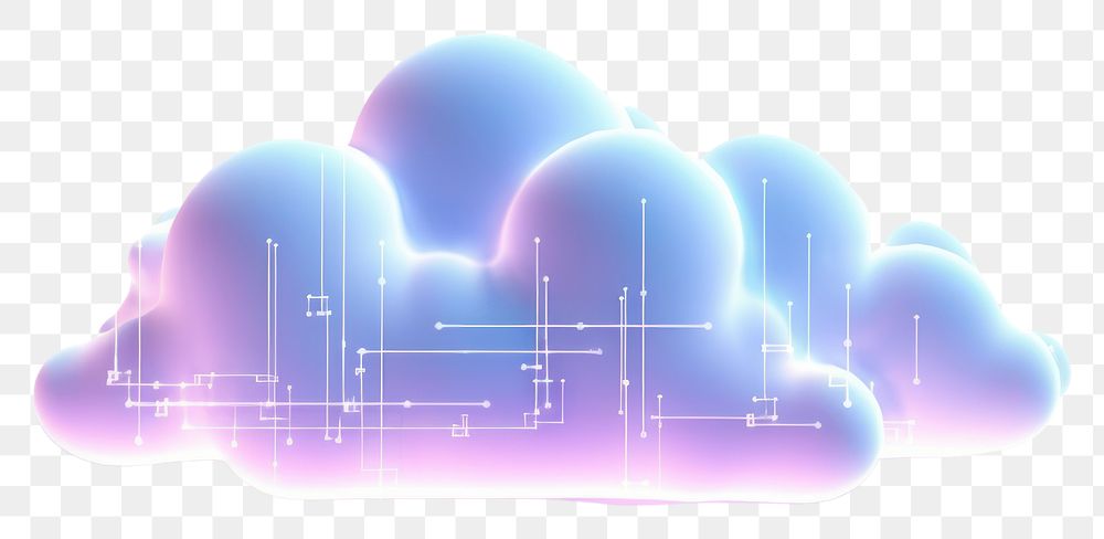 PNG Technology cloud abstract computer. 