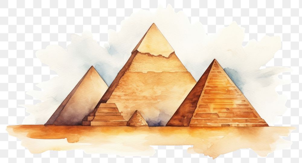 PNG Pyramid architecture creativity triangle. AI generated Image by rawpixel.