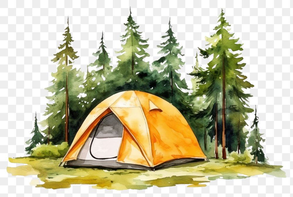 PNG Outdoors camping nature tent. AI generated Image by rawpixel.