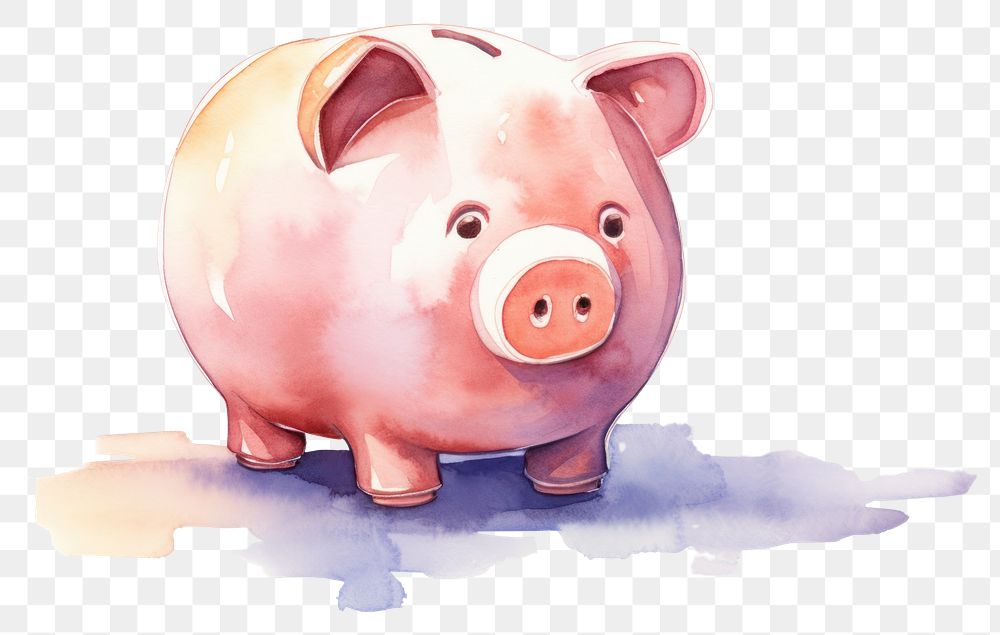 PNG Mammal pig investment currency. AI generated Image by rawpixel.