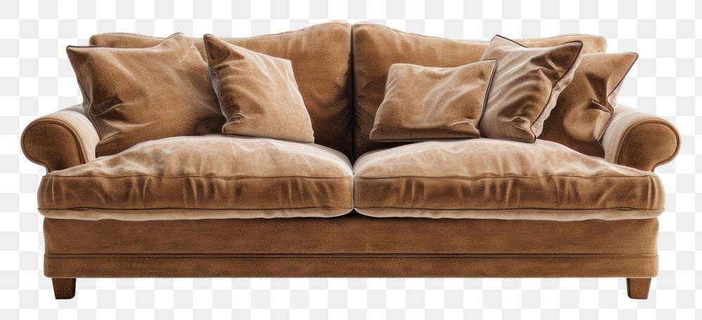 PNG Furniture cushion pillow sofa. AI generated Image by rawpixel.