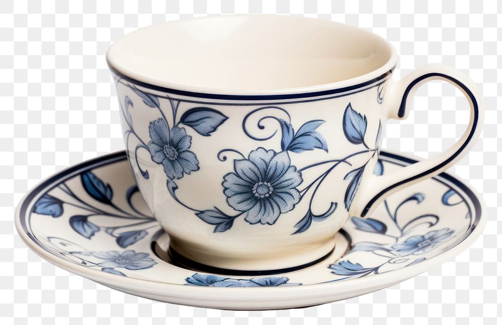 PNG Saucer cup porcelain ceramic. AI generated Image by rawpixel.