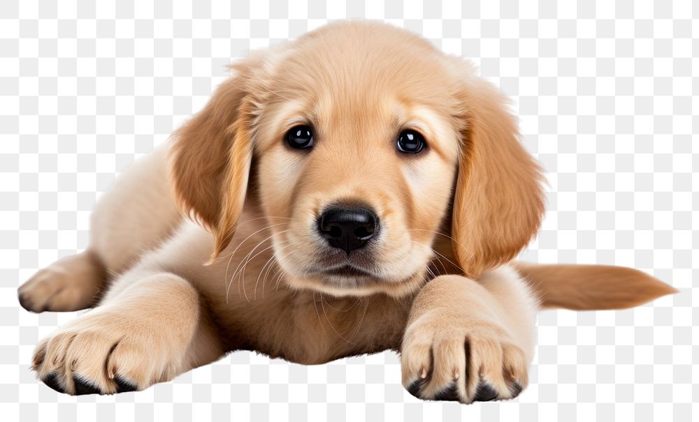 PNG Puppy dog retriever animal. AI generated Image by rawpixel.