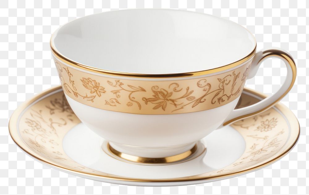 PNG Cup saucer coffee drink. 