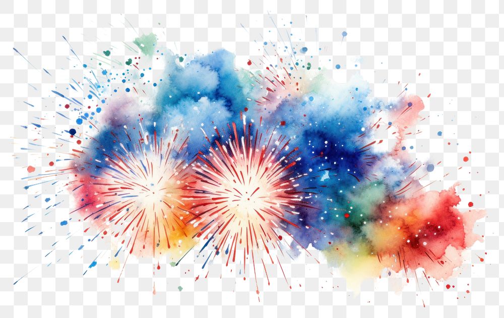 PNG Fireworks paper illuminated backgrounds