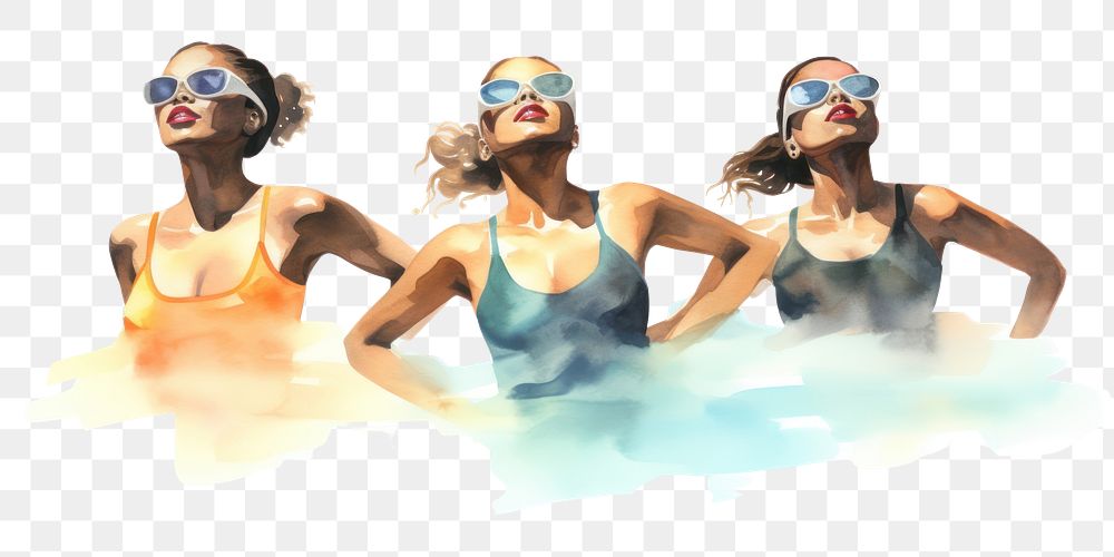 PNG Sunglasses swimwear swimming adult. AI generated Image by rawpixel.