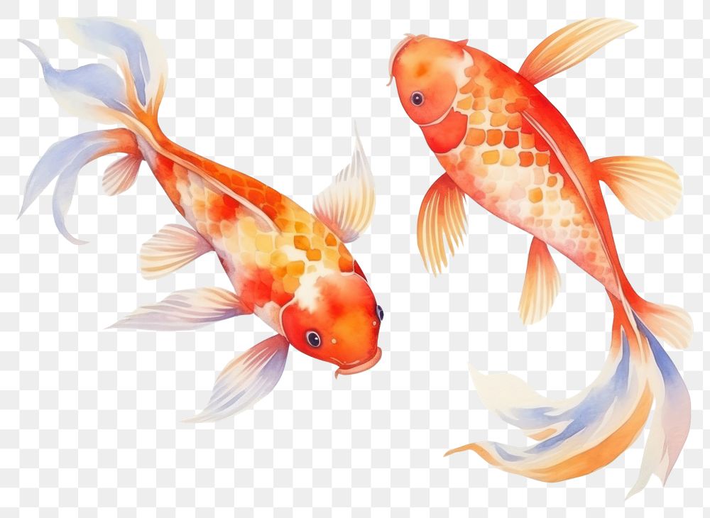 PNG Fish goldfish animal koi. 