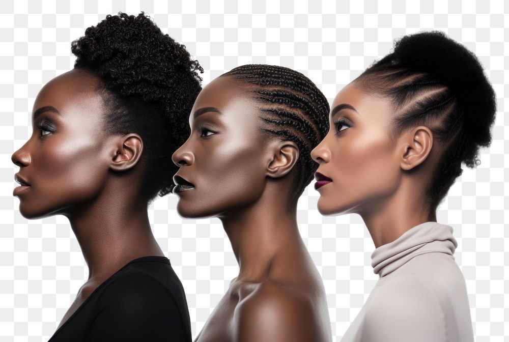PNG Adult individuality perfection hairstyle. AI generated Image by rawpixel.