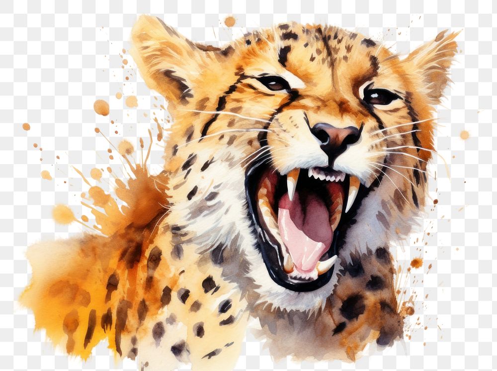 PNG Wildlife cheetah animal mammal. 