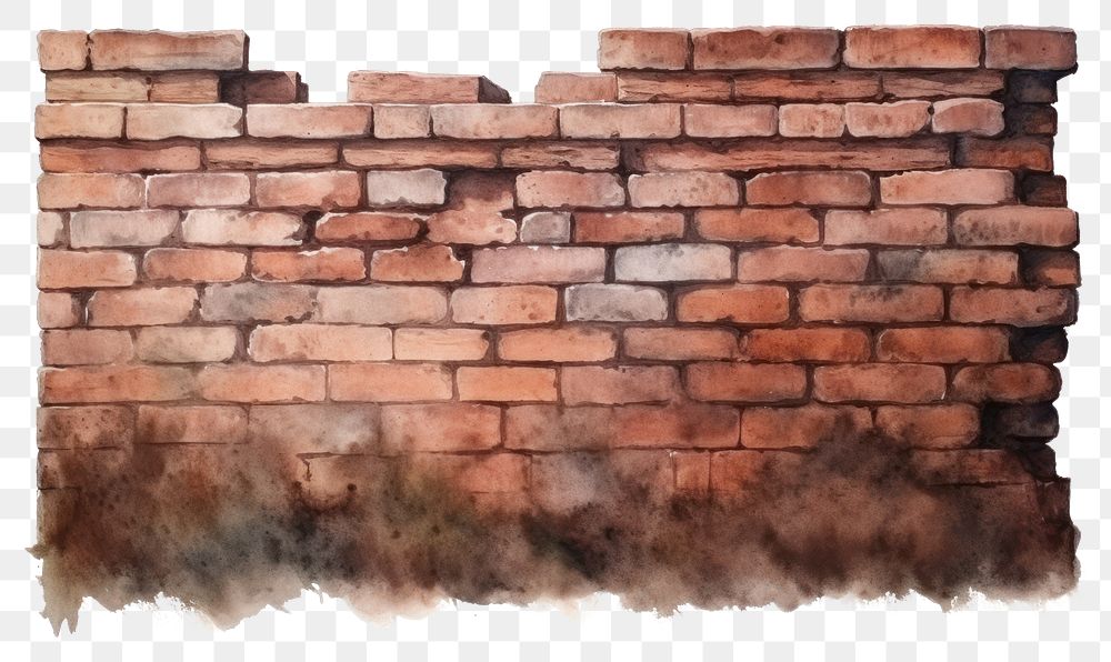 PNG Architecture brick wall backgrounds. AI generated Image by rawpixel.