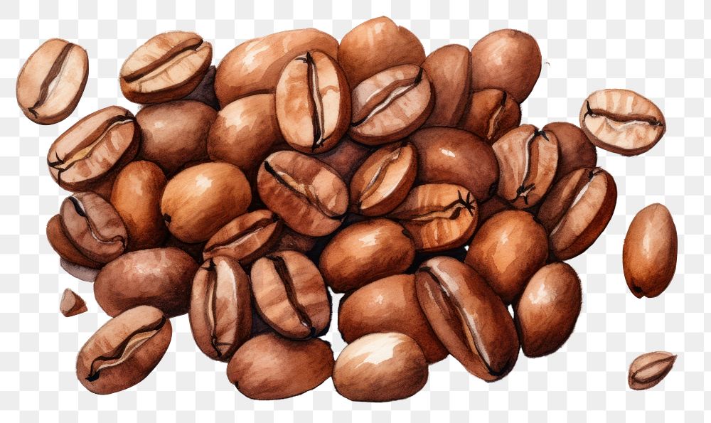 PNG Coffee food coffee beans backgrounds