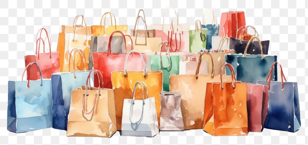 PNG Handbag purse consumerism backgrounds. AI generated Image by rawpixel.