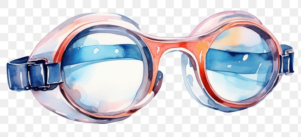 PNG Glasses transparent sunglasses swimming. AI generated Image by rawpixel.