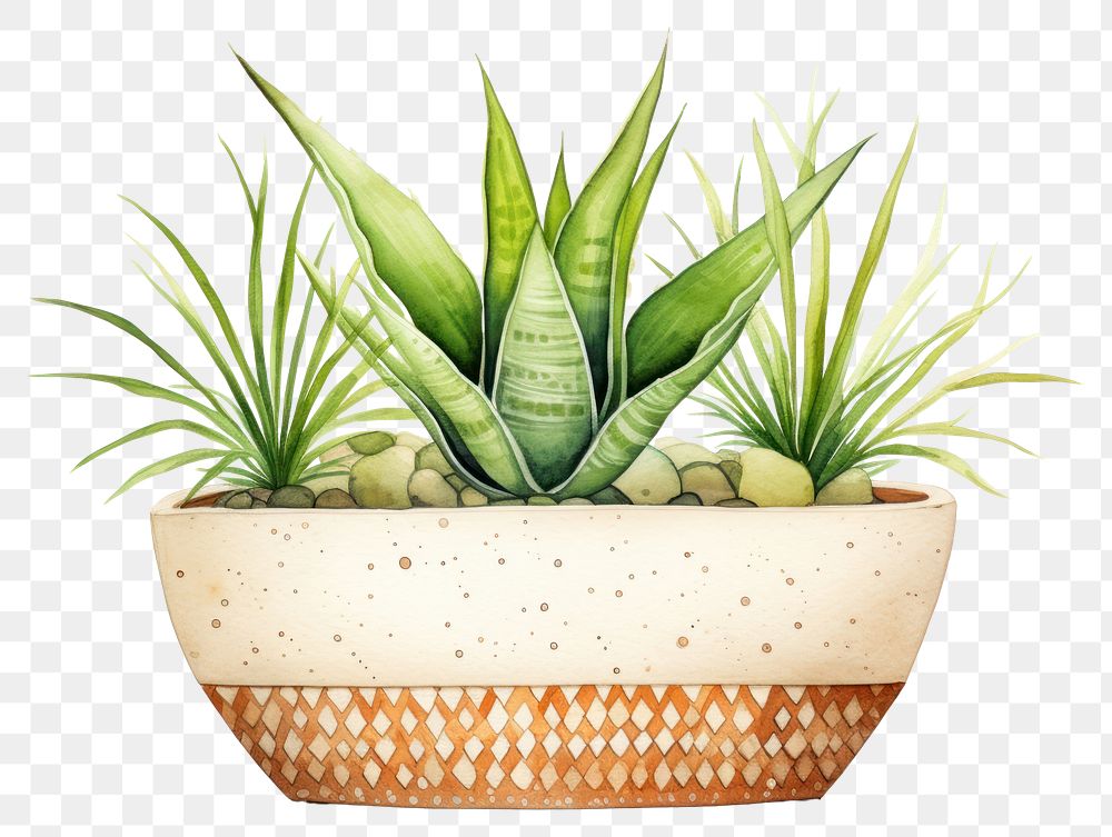 PNG Plant aloe bromeliaceae houseplant. AI generated Image by rawpixel.